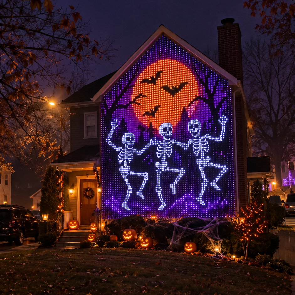 SpookLume™ DIY LED Curtain Display
