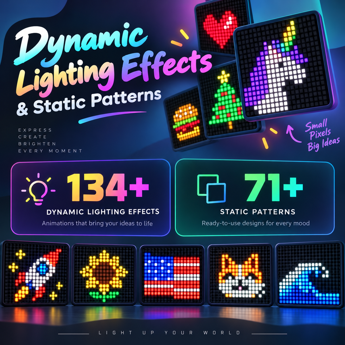 SpookLume™ DIY LED Curtain Display
